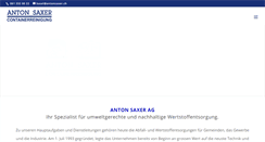Desktop Screenshot of antonsaxer.ch
